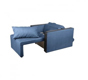Кресло-кровать Милена с подлокотниками Синий в Копейске - kopejsk.mebel-74.com | фото