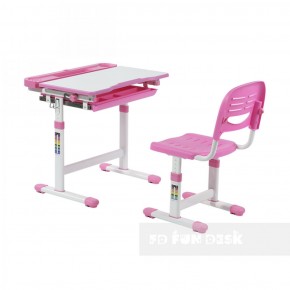 Комплект парта + стул трансформеры Cantare Pink в Копейске - kopejsk.mebel-74.com | фото