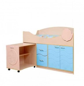 Набор мебели для детской Юниор -12.2 (700*1860) МДФ матовый в Копейске - kopejsk.mebel-74.com | фото
