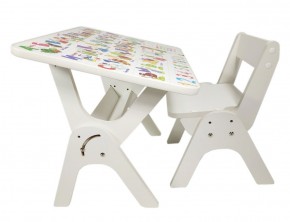 Детский растущий стол-парта и стул Я САМ "Умка" (Алфавит) в Копейске - kopejsk.mebel-74.com | фото