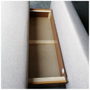 Диван-кровать Комфорт без подлокотников BALTIC AZURE (2 подушки) в Копейске - kopejsk.mebel-74.com | фото