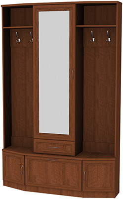 Шкаф для прихожей с зеркалом арт.600 в Копейске - kopejsk.mebel-74.com | фото