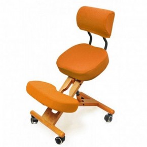 Коленный стул со спинкой Smartstool KW02В + Чехлы в Копейске - kopejsk.mebel-74.com | фото