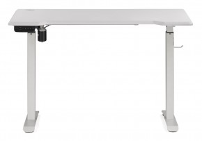 Компьютерный стол Маркос с механизмом подъема 120х75х75 белый / шагрень белая в Копейске - kopejsk.mebel-74.com | фото
