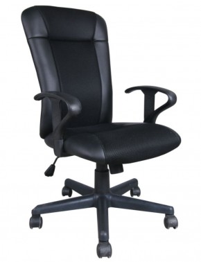 Кресло BRABIX "Optima MG-370" (экокожа/ткань, черное) 531580 в Копейске - kopejsk.mebel-74.com | фото