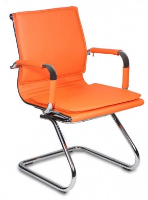 Кресло для посетителя Бюрократ CH-993-Low-V/orange оранжевый в Копейске - kopejsk.mebel-74.com | фото