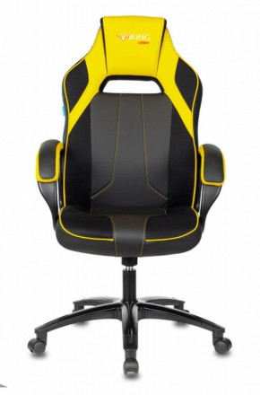 Кресло игровое Бюрократ VIKING 2 AERO YELLOW черный/желтый в Копейске - kopejsk.mebel-74.com | фото