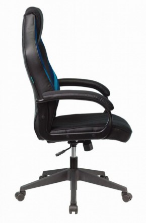 Кресло игровое Бюрократ VIKING 3 AERO BLUE черный/синий в Копейске - kopejsk.mebel-74.com | фото