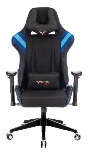 Кресло игровое Бюрократ VIKING 4 AERO BLUE черный/синий в Копейске - kopejsk.mebel-74.com | фото