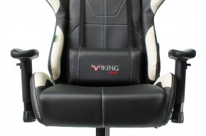 Кресло игровое Бюрократ VIKING 5 AERO WHITE черный/белый в Копейске - kopejsk.mebel-74.com | фото