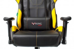 Кресло игровое Бюрократ VIKING 5 AERO YELLOW черный/желтый в Копейске - kopejsk.mebel-74.com | фото