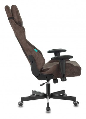 Кресло игровое Бюрократ VIKING KNIGHT LT10 FABRIC коричневый в Копейске - kopejsk.mebel-74.com | фото
