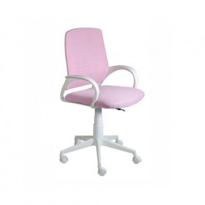 Кресло Ирис White сетка/ткань розовая в Копейске - kopejsk.mebel-74.com | фото