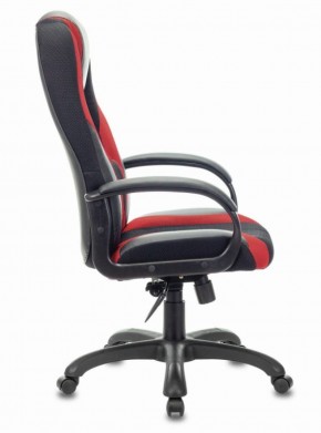 Кресло компьютерное BRABIX PREMIUM "Rapid GM-102" (экокожа/ткань, черное/красное) 532107 в Копейске - kopejsk.mebel-74.com | фото