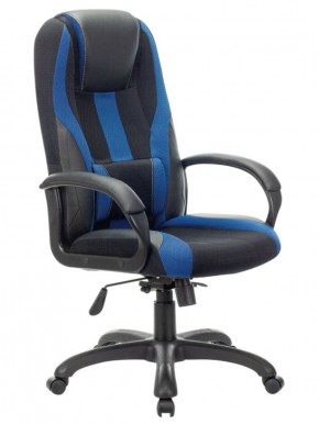 Кресло компьютерное BRABIX PREMIUM "Rapid GM-102" (экокожа/ткань, черное/синее) 532106 в Копейске - kopejsk.mebel-74.com | фото