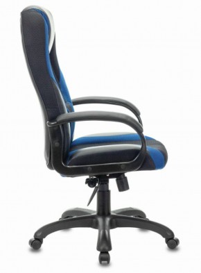 Кресло компьютерное BRABIX PREMIUM "Rapid GM-102" (экокожа/ткань, черное/синее) 532106 в Копейске - kopejsk.mebel-74.com | фото