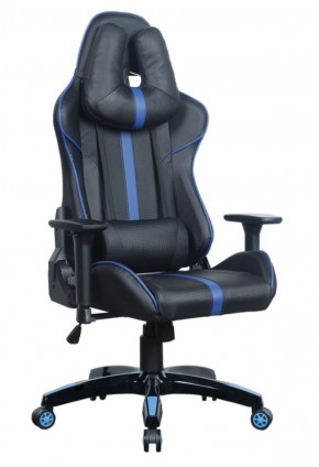 Кресло компьютерное BRABIX "GT Carbon GM-120" (черное/синее) 531930 в Копейске - kopejsk.mebel-74.com | фото