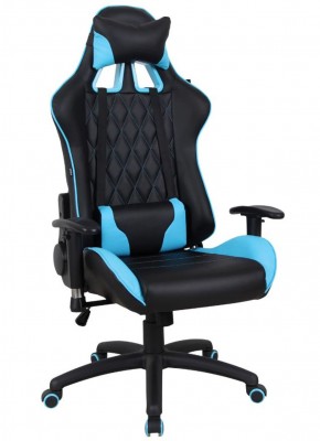 Кресло компьютерное BRABIX "GT Master GM-110" (черное/голубое) 531928 в Копейске - kopejsk.mebel-74.com | фото