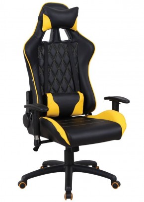 Кресло компьютерное BRABIX "GT Master GM-110" (черное/желтое) 531927 в Копейске - kopejsk.mebel-74.com | фото