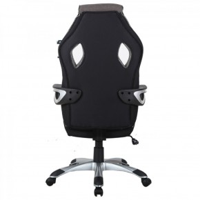 Кресло компьютерное BRABIX Techno GM-002 (ткань) черное/серое, вставки белые (531815) в Копейске - kopejsk.mebel-74.com | фото