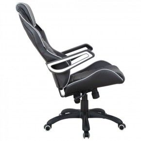 Кресло компьютерное BRABIX Techno Pro GM-003 (экокожа черное/серое, вставки серые) 531814 в Копейске - kopejsk.mebel-74.com | фото