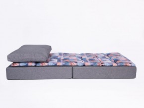 Кресло-кровать бескаркасное Харви (коричневый-геометрия браун) в Копейске - kopejsk.mebel-74.com | фото