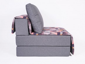 Кресло-кровать бескаркасное Харви (серый-сноу манго) в Копейске - kopejsk.mebel-74.com | фото
