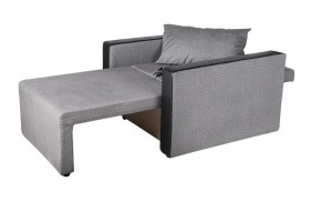 Кресло-кровать Милена с подлокотниками (серый) Велюр в Копейске - kopejsk.mebel-74.com | фото