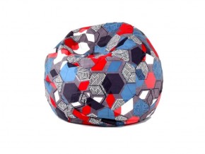 Кресло-мешок Мяч M (Geometry Slate) в Копейске - kopejsk.mebel-74.com | фото
