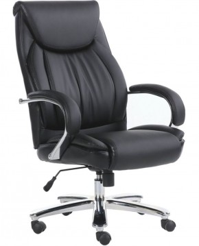 Кресло офисное BRABIX PREMIUM "Advance EX-575" (хром, экокожа, черное) 531825 в Копейске - kopejsk.mebel-74.com | фото