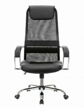 Кресло офисное BRABIX PREMIUM "Stalker EX-608 CH" (хром, ткань-сетка/кожзам, черное) 532091 в Копейске - kopejsk.mebel-74.com | фото