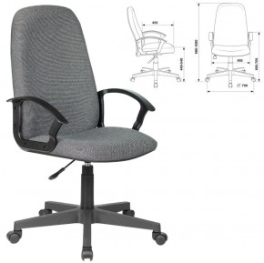Кресло офисное BRABIX "Element EX-289", ткань, серое, 532093 в Копейске - kopejsk.mebel-74.com | фото