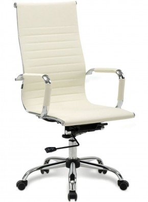 Кресло офисное BRABIX "Energy EX-509" (экокожа, хром, бежевое) 531166 в Копейске - kopejsk.mebel-74.com | фото