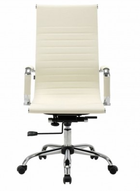 Кресло офисное BRABIX "Energy EX-509" (экокожа, хром, бежевое) 531166 в Копейске - kopejsk.mebel-74.com | фото
