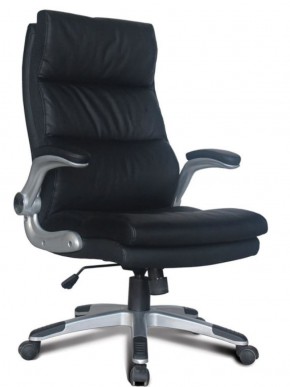 Кресло офисное BRABIX "Fregat EX-510" (рециклированная кожа, черное) 530863 в Копейске - kopejsk.mebel-74.com | фото