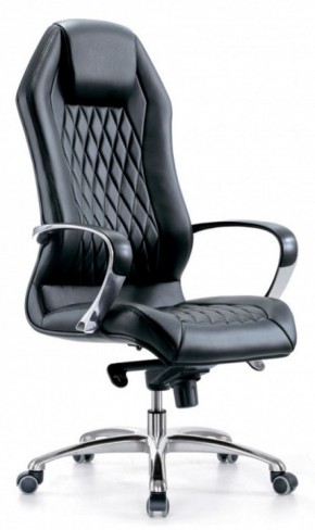 Кресло руководителя Бюрократ _AURA/BLACK черный в Копейске - kopejsk.mebel-74.com | фото