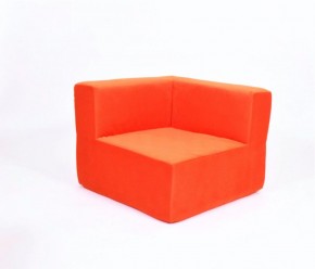 Кресло-угловое-модуль бескаркасное Тетрис 30 (Оранжевый) в Копейске - kopejsk.mebel-74.com | фото