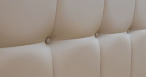 Кровать двойная Хлоя 160 + ортопед + ПМ + дно (арт. Пегасо капучино к/з (бежево-коричневый)) в Копейске - kopejsk.mebel-74.com | фото