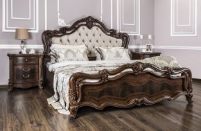 Кровать двуспальная Илона с мягким изголовьем (1800) караваджо в Копейске - kopejsk.mebel-74.com | фото