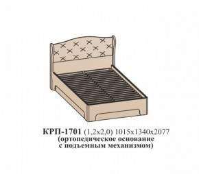Кровать ЭЙМИ с подъемным механизмом КРП-1701 (1200х2000) Венге/патина серебро в Копейске - kopejsk.mebel-74.com | фото