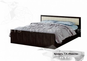 Кровать Фиеста 1400 LIGHT + Проложки LIGHT 1400 ДСП (Венге/Лоредо) в Копейске - kopejsk.mebel-74.com | фото