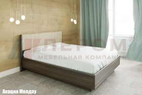 Кровать КР-1013 с мягким изголовьем в Копейске - kopejsk.mebel-74.com | фото
