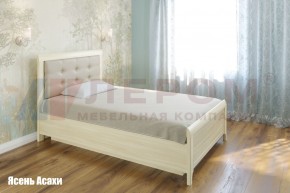 Кровать КР-1031 с мягким изголовьем в Копейске - kopejsk.mebel-74.com | фото
