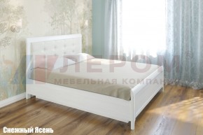 Кровать КР-1033 с мягким изголовьем в Копейске - kopejsk.mebel-74.com | фото