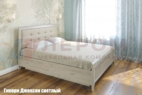 Кровать КР-1034 с мягким изголовьем в Копейске - kopejsk.mebel-74.com | фото