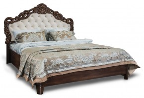 Кровать с мягким изголовьем "Патрисия", ламели (1600) караваджо в Копейске - kopejsk.mebel-74.com | фото