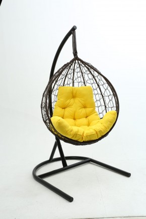 Подвесное кресло Бароло (коричневый/желтый) в Копейске - kopejsk.mebel-74.com | фото