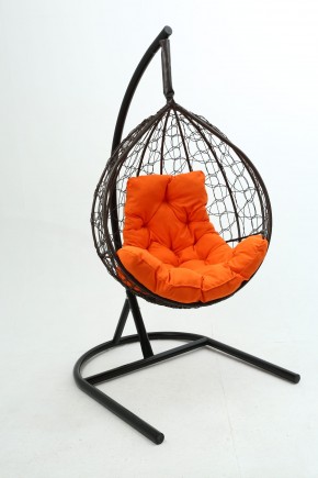 Подвесное кресло Бароло (коричневый/оранжевый) в Копейске - kopejsk.mebel-74.com | фото