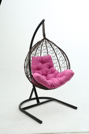 Подвесное кресло Бароло (коричневый/розовый) в Копейске - kopejsk.mebel-74.com | фото