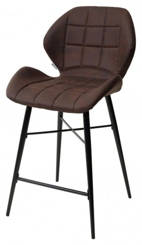 Полубарный стул MARCEL COWBOY-#800 темно-коричневый (H=65cm), ткань микрофибра М-City в Копейске - kopejsk.mebel-74.com | фото